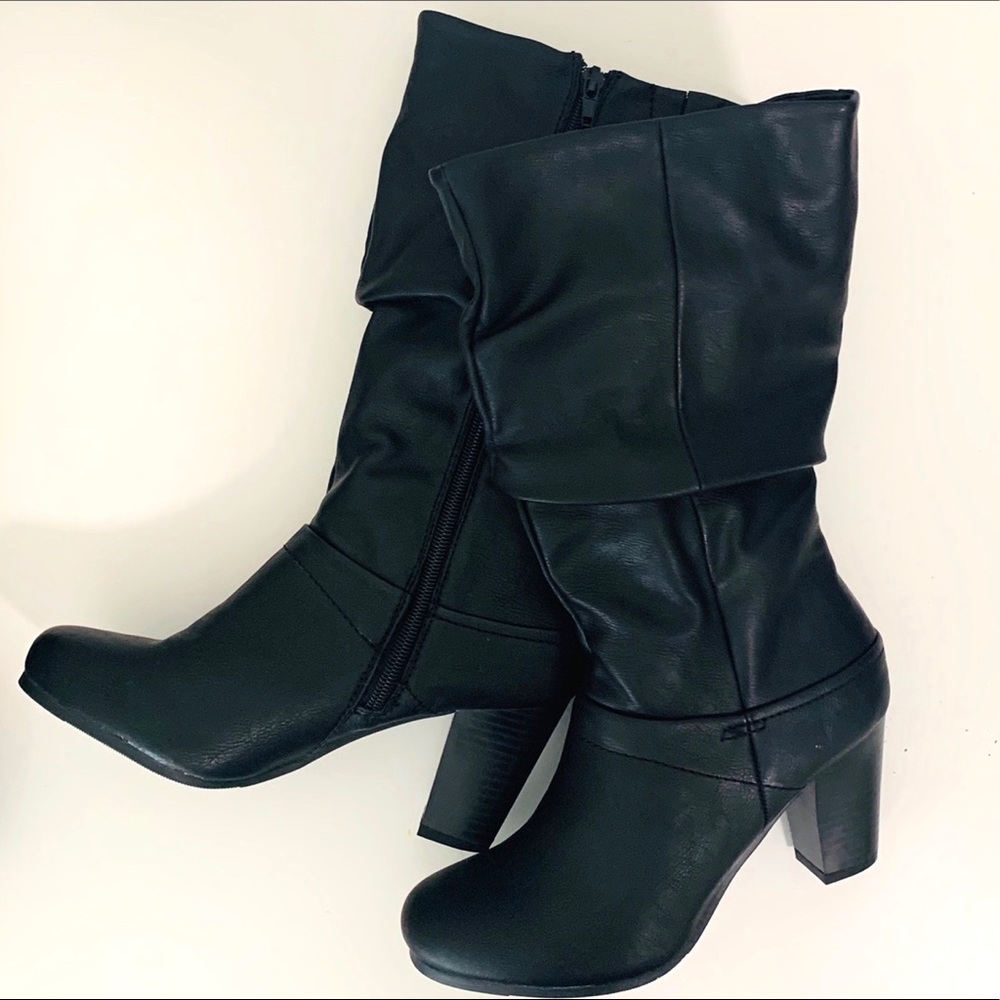 🆕 Cathy Jean Black Heeled Boots